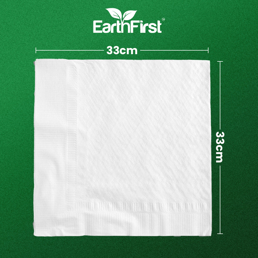 earthfirst crown tissue paper – 33x33 cm, 2 ply soft facial napkins (pack of 2) | 50 pulls per pack | premium disposable tissue for home, office, dining & travel use