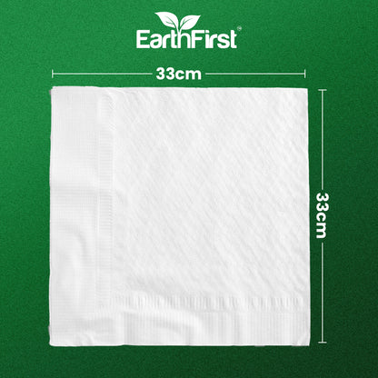 EarthFirst Crown Tissue Paper – 33x33 cm, 2 Ply Soft Facial Napkins (Pack of 2) | 50 Pulls per Pack | Premium Disposable Tissue for Home, Office, Dining & Travel Use