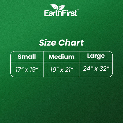 EarthFirst OXO-Biodegradable Garbage Bags 17X19 Inches (Pack of 4 Rolls) – 120 Pieces (30 Pieces X 4 Rolls) | Eco-Friendly Small Trash Bags for Home, Kitchen & Office | Leak-Proof & Tear-Resistant